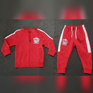 Kick Start Toddler Soccer Tracksuit Size (4) Red / White MSRP $35
